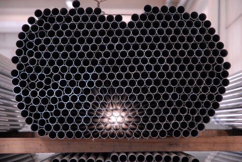 Tubular steel rollers