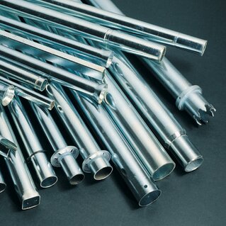 Tubular steel rollers